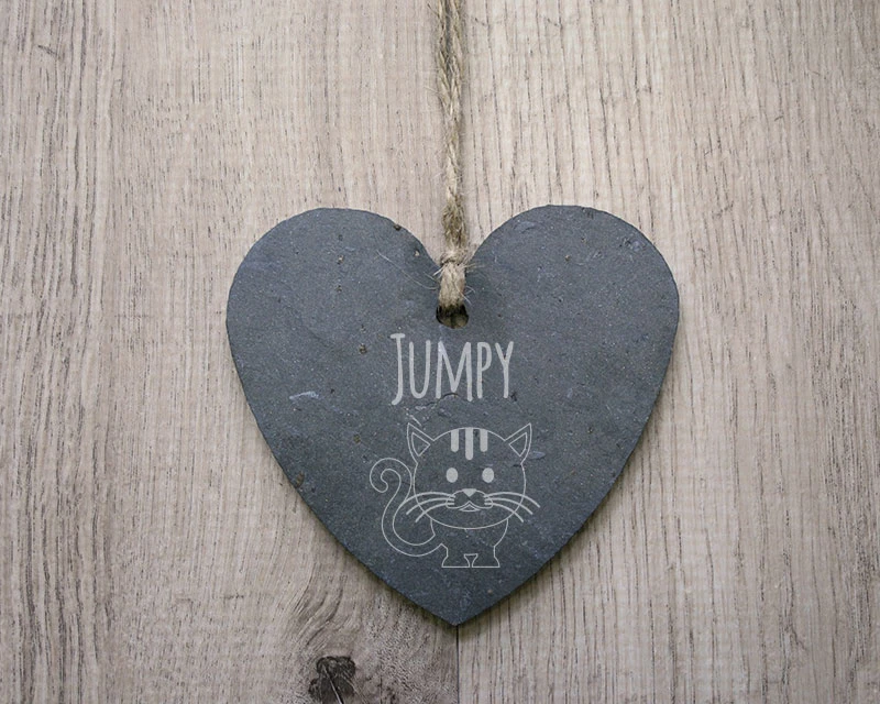 Coeur Ardoise à Suspendre Family Circus 2 Coeur Ardoise à Suspendre Family Circus – Image 2