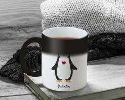 Lot De 2 Mugs Personnalisés - Pingouins -Cadeaux 546ffd80f6cfe3516461061a15ded6cd60cbe09f6f60a7f5c8be3a7816e95296
