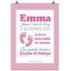Affiche Naissance Baby Girl