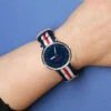 Montre Duo Bleu Blanc Rouge Message