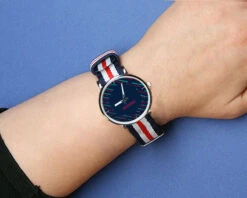 Montre Duo Bleu Blanc Rouge Message