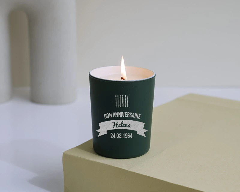 Bougie Personnalisable Parfumée - Bougies D'anniversaire 2 Bougie Personnalisable Parfumée - Bougies D'anniversaire – Image 2