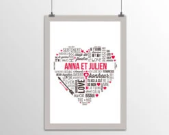 Affiche Mots D'Amour Romantique 7 Affiche Mots D'Amour Romantique -Cadeaux 5d32c107d299fb91ced80eabd141c4a042f844e4d1a7c9849630de977e4a2221