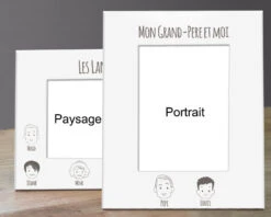 Cadre Métal Blanc Family Circus