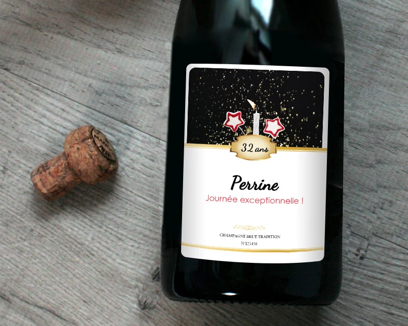 Champagne Anniversaire Personnalisé 1 Champagne Anniversaire Personnalisé