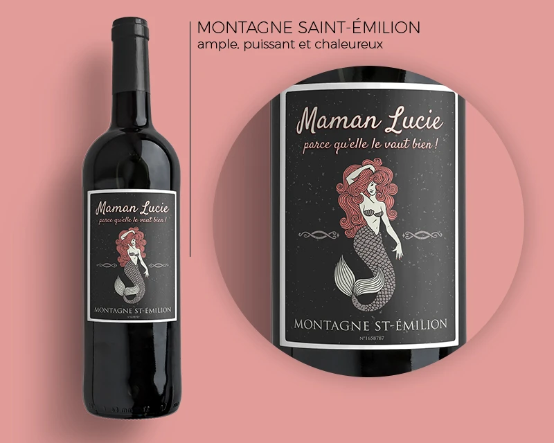 Bouteilles De Vins De Bordeaux - Sirène 2 Bouteilles De Vins De Bordeaux - Sirène – Image 2