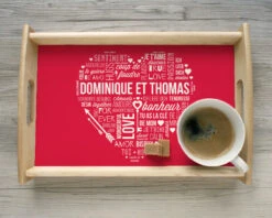 Plateau Mots D'Amour -Cadeaux 65f3d12da90e8c0721d671f59f4a684fba77cb49b2e845e0d1b4244795665211