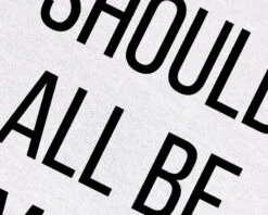 T-shirt Blanc Message Homme