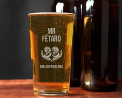 Verre à Bière Personnalisé - Bon Anniversaire -Cadeaux 66666a3a41bcd771671971e44dc949ae2dd1c5895bb0320f8f6436aa22813245