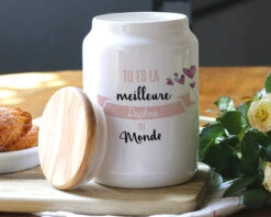 Pot à Biscuits Personnalisé - Meilleure Du Monde 7 Pot à Biscuits Personnalisé - Meilleure Du Monde -Cadeaux 67bd7967284403997e99c2a26cbcfeb0a654e83ce09b83bc5d83ca62bc0636015