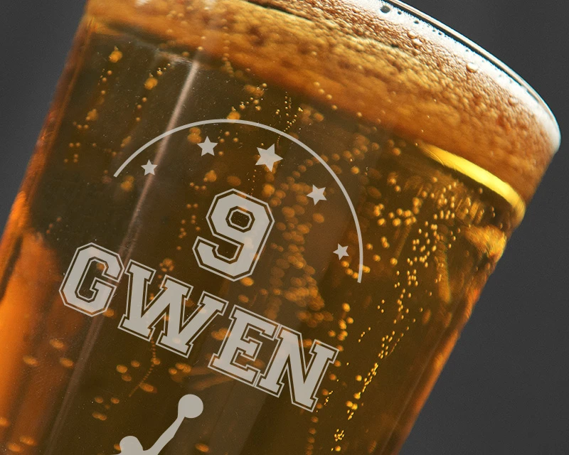 Verre à Bière Personnalisé - Basket 3 Verre à Bière Personnalisé - Basket – Image 3