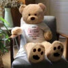 Ours En Peluche Géant Personnalisable - Aujourd'hui Je T'aime Depuis... Jours