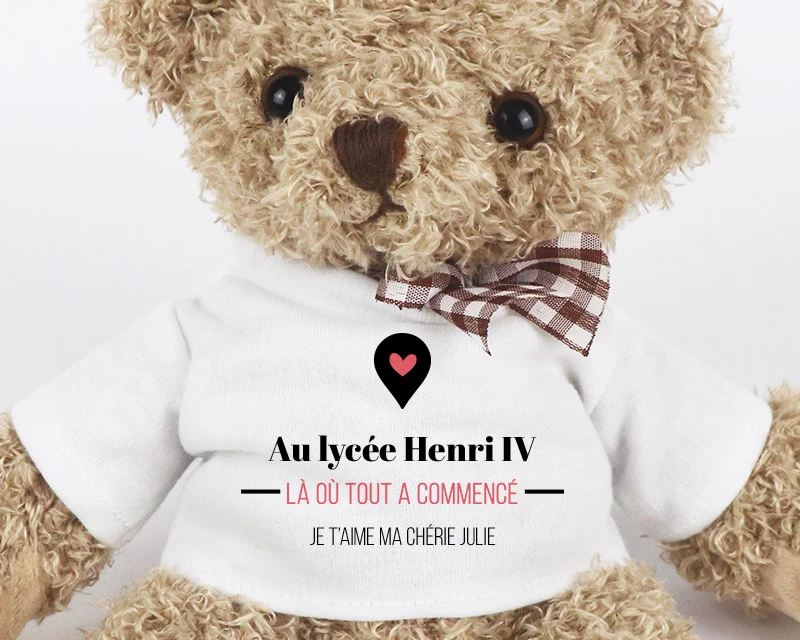 Ours En Peluche Personnalisable - Là Où Tout A Commencé 2 Ours En Peluche Personnalisable - Là Où Tout A Commencé – Image 2