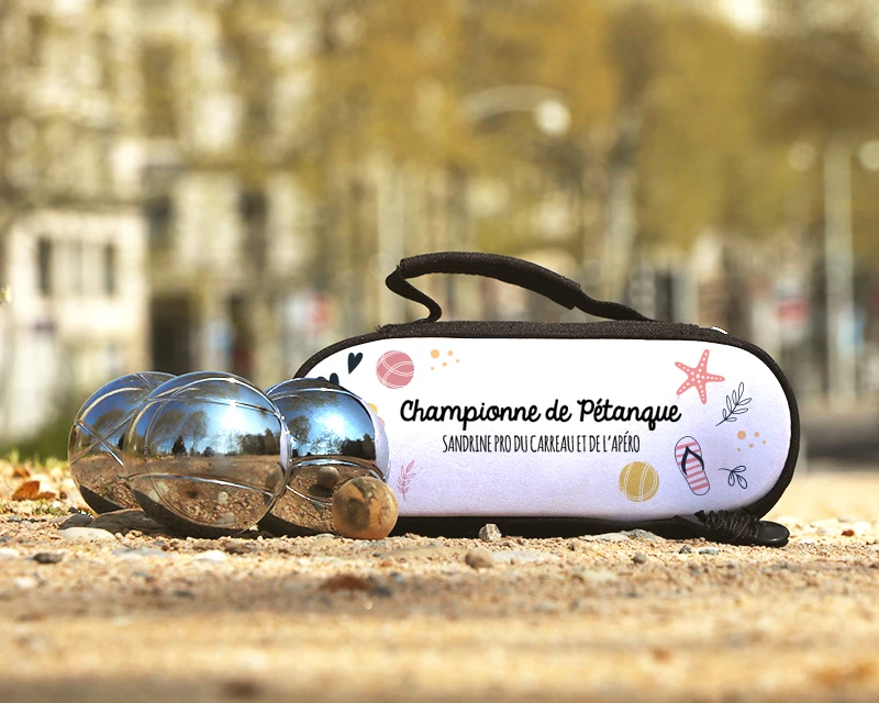 Sacoche De Pétanque Personnalisable Avec Option Triplette De Boules De Pétanque - Holidays 4 Sacoche De Pétanque Personnalisable Avec Option Triplette De Boules De Pétanque - Holidays – Image 4