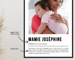 Affiche Définition Avec Photo - Mamie 8 Affiche Définition Avec Photo - Mamie -Cadeaux 72ffa81856292fde96c17dbbb2882d8ac0699efb1c63f4393d016543ff6937521