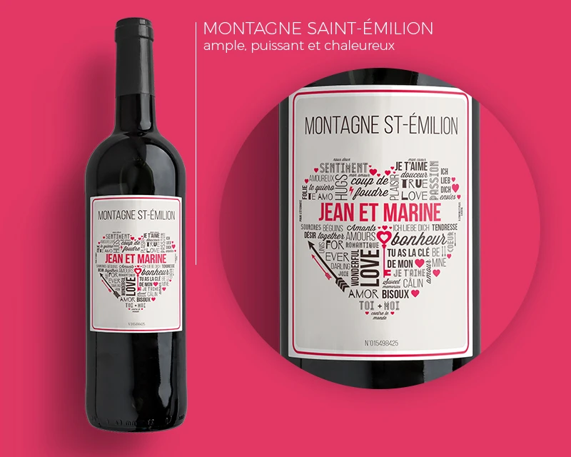 Bouteilles De Vins Mots D'Amour 3 Bouteilles De Vins Mots D'Amour – Image 3