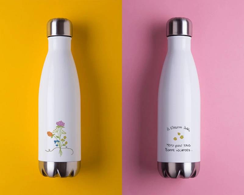 Gourde Isotherme En Inox Personnalisable - Collection Remerciement 4 Gourde Isotherme En Inox Personnalisable - Collection Remerciement – Image 4