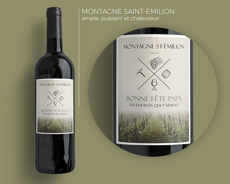 Bouteilles De Vins De Bordeaux - Vigne 3 Bouteilles De Vins De Bordeaux - Vigne – Image 3