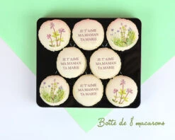 Macarons Personnalisables - Collection Fleurie -Cadeaux 783f55647973695770ca988e29b2e07827eab8a1841d1a66acc3d168325130274
