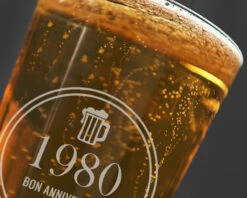 Verre à Bière Personnalisé - Année De Naissance -Cadeaux 797921265da2cb558bea55481ab58d7eb68224dd286fd07f27258ed28fff3214