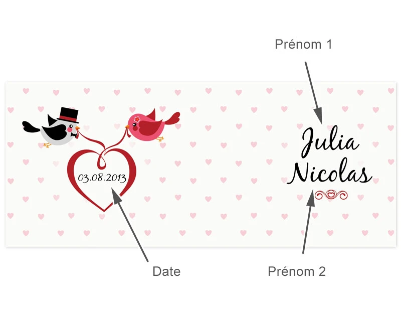 Mug Personnalisé - Mariage 1 Mug Personnalisé - Mariage