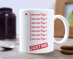 Mug Personnalisé - « J'aime Mon Papa »