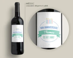 Bouteilles De Vin De Bordeaux - Collection Bougies D'anniversaire Bleues 5 Bouteilles De Vin De Bordeaux - Collection Bougies D'anniversaire Bleues -Cadeaux 84cd786314c6d908781f42c375dcc6f6b17fc5dea75506bd0cef5b24a5d221513