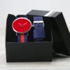 Montre Duo Bleu Rouge Message