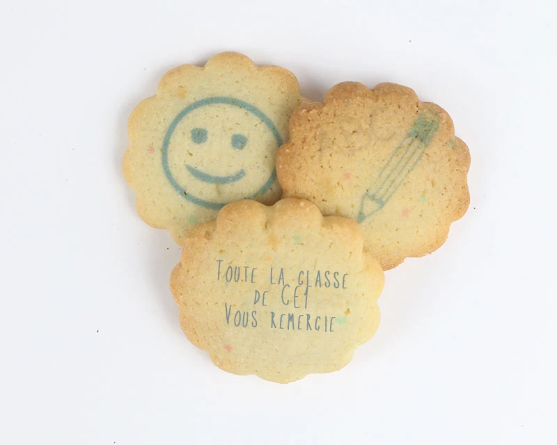 Biscuits Personnalisables - Merci Maîtresse, Maître Et ATSEM 2 Biscuits Personnalisables - Merci Maîtresse, Maître Et ATSEM – Image 2