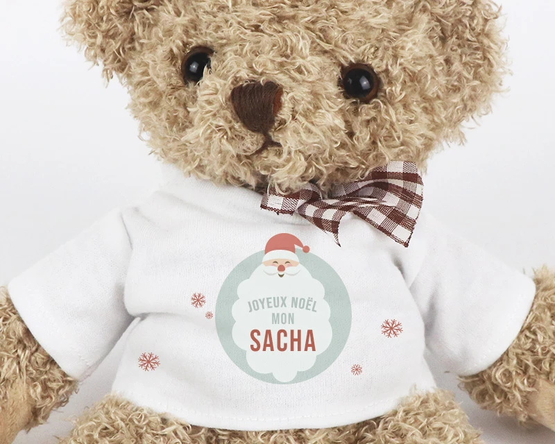Ourson En Peluche à Personnaliser - Mon Premier Noël 2 Ourson En Peluche à Personnaliser - Mon Premier Noël – Image 2