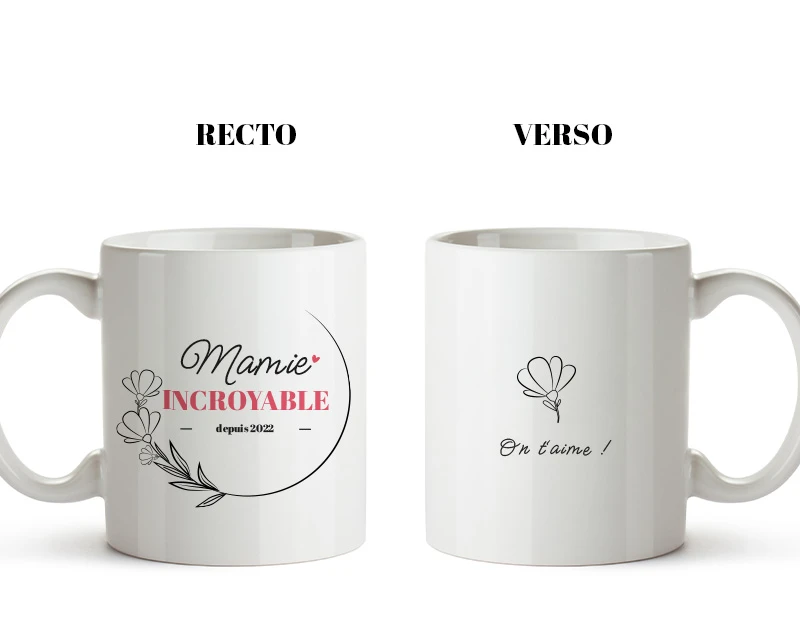 Mug Personnalisé - Mamie Depuis 2 Mug Personnalisé - Mamie Depuis – Image 2