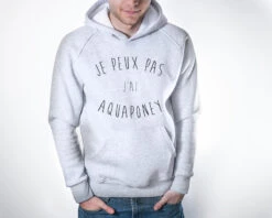 Sweat à Capuche Personnalisable - Je Peux Pas (...)