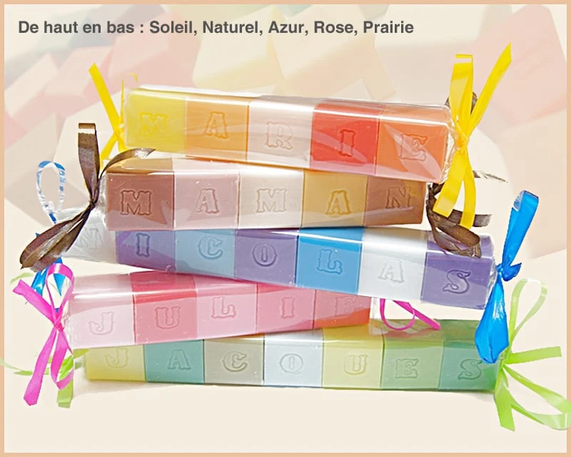 Savons Personnalisables - Prénom 1 Savons Personnalisables - Prénom