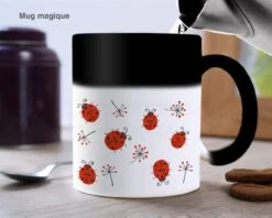 Mug Personnalisé - Coccinelle Porte-bonheur -Cadeaux 91c4172894b6627d724bd433a47f5f50c56e109565bec8805f762c5c2ba63046