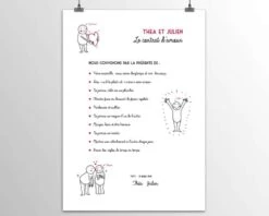 Contrat D'Amour Personnalisé -Cadeaux 9328e02dfc1a76f7fb104ac652c8852b495a512be766794b25afbb7e02332252