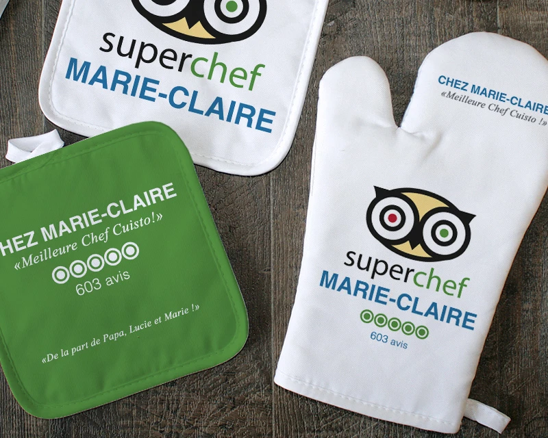 Gant Et Maniques Personnalisables - Cuisine D'Excellence 2 Gant Et Maniques Personnalisables - Cuisine D'Excellence â Image 2