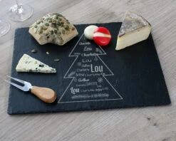 Plateau En Ardoise Personnalisé - Collection Sapin Famille -Cadeaux 9524c79a9c8d91c19f4a518b4781b0a0e9c4d3a040bf33b66de816778e471130