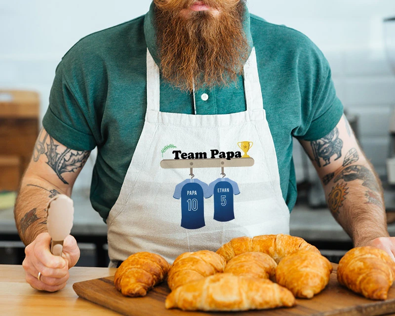 Tablier Personnalisé - Dream Team De Papa 4 Tablier Personnalisé - Dream Team De Papa – Image 4