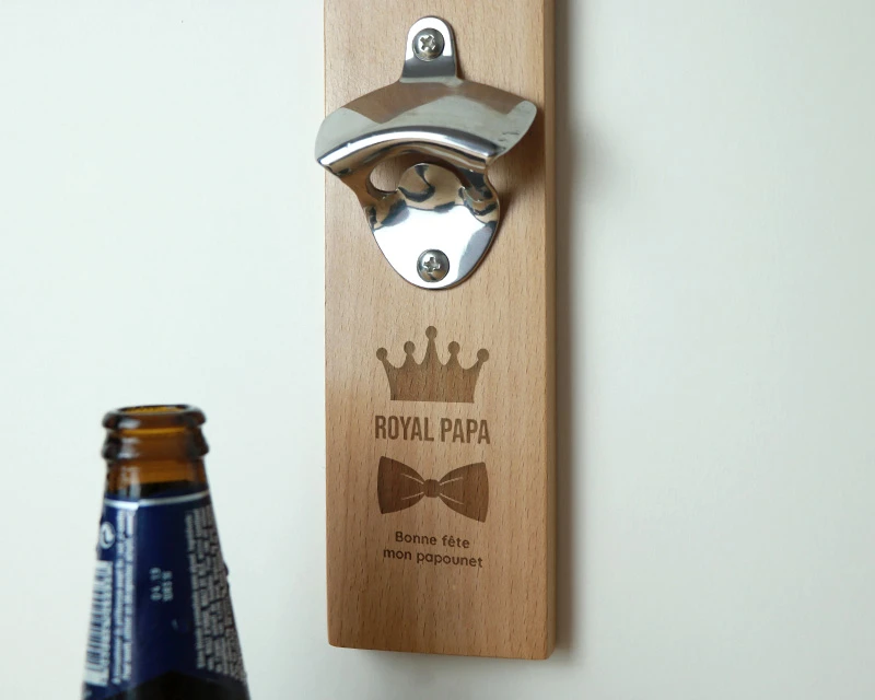Décapsuleur Mural Personnalisé - Papa Royal 3 Décapsuleur Mural Personnalisé - Papa Royal – Image 3