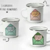 Tasse En émail Personnalisée - Veux-tu être (...) ?