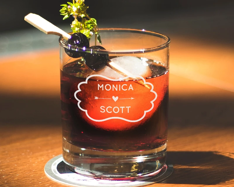 Verre à Apéritif Personnalisable - Love Is In The Air 1 Verre à Apéritif Personnalisable - Love Is In The Air