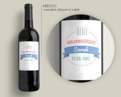 Bouteilles De Vin De Bordeaux - Collection Bougies D'anniversaire Roses -Cadeaux 9e8fb64332721c889f11d6b25a29579e60c5b7bfe8eac27b661326dbed3a21519