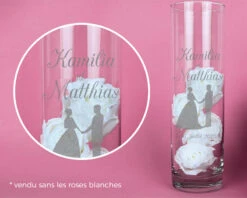 Vase Personnalisable - Mariage