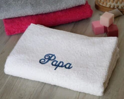 Serviettes De Bain Brodées