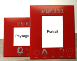 Cadre Métal Rouge Family Circus -Cadeaux a4730efdf62b50115a87fae111a3d123c62db3b61edde2463f42b6784e4021623