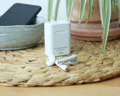 Écouteurs Sans Fils Avec Boîtier De Recharge Personnalisable -Cadeaux a5c2e53cbf40d4c301791719b9372a55db0842b3a053a6594660d363f8f030453