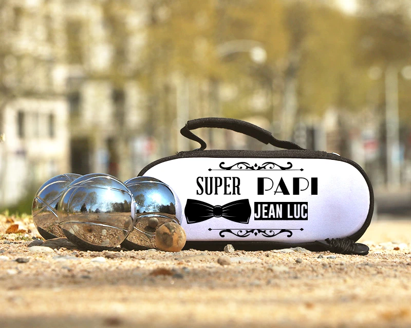 Sacoche De Pétanque Personnalisable - Meilleur Grand-Père 1 Sacoche De Pétanque Personnalisable - Meilleur Grand-Père