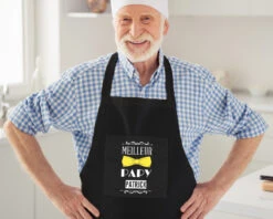 Tablier Noir Personnalisable - Meilleur Grand-Père -Cadeaux ac632f5389c9004deb5488068eab3cd0a3d7d35f42d2c570da6e5088a6de36828