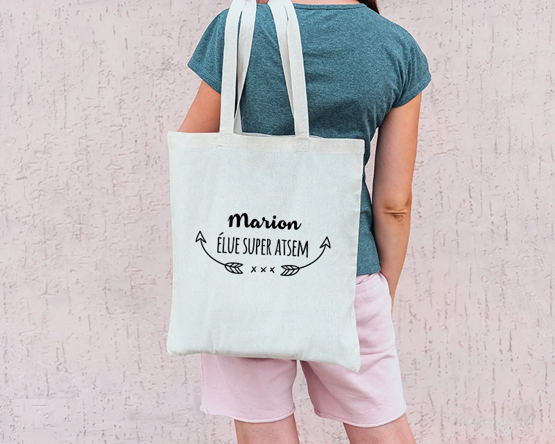 Tote Bag Personnalisable - Je Suis Super - 100% Coton Naturel 1 Tote Bag Personnalisable - Je Suis Super - 100% Coton Naturel