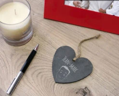 Coeur Ardoise à Suspendre Family Circus